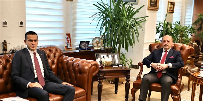 TİSK Başkanı Akkol, Çalışma ve Sosyal Güvenlik Bakanı Bilgin ile görüştü