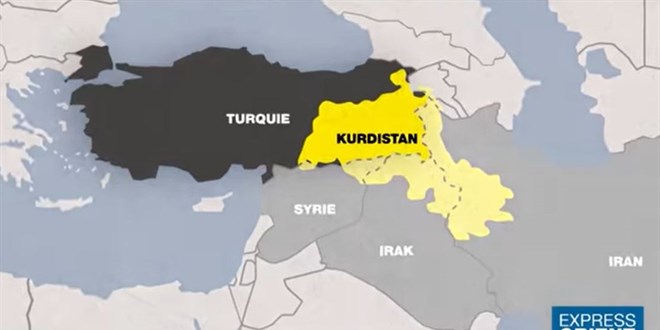 Fransız kamu yayın kuruluşu, Türkiye topraklarını 'Kürdistan' olarak gösterdi