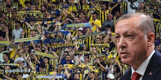 Fenerbahçe - Ümraniyespor maçında Erdoğan'a hakaret sloganı atanlara soruşturma