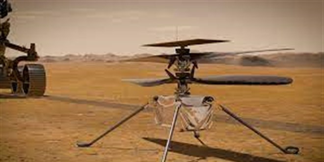 NASA'nın keşif aracı Perseverance, Ingenuity helikopterini fotoğrafladı