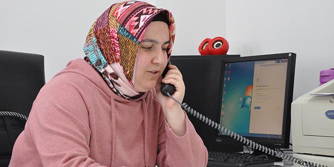 Görme engelli kadın önce memur oldu ardından üniversite diploması aldı