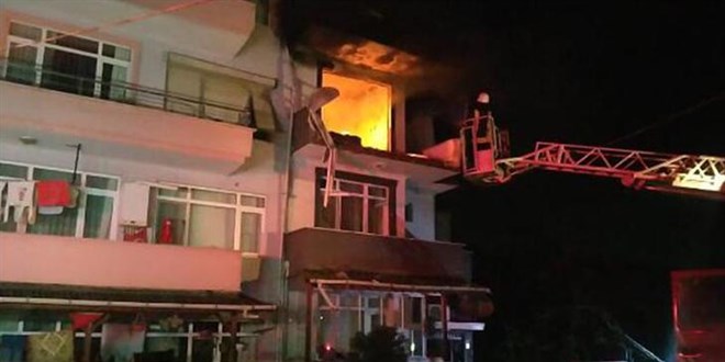Gölcük'te doğalgaz patlaması; 2'si ağır 5 kişi yaralı