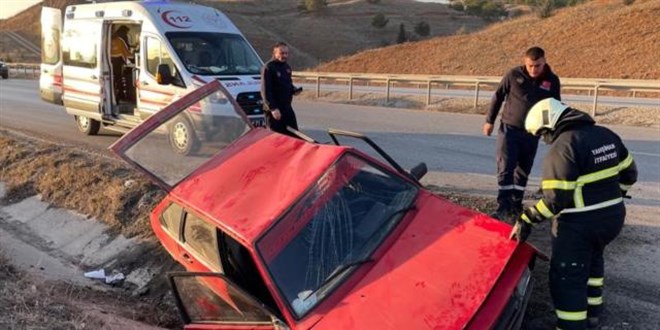 Kırıkkale'de kaza yapan alkollü ve ehliyetsiz sürücüye 13 bin 722 lira ceza yazıldı