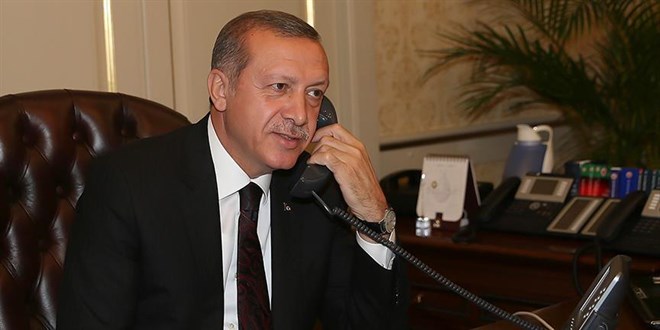 Cumhurbakan Erdoan, Lyon'daki Trk vatandalarna telefonla seslendi