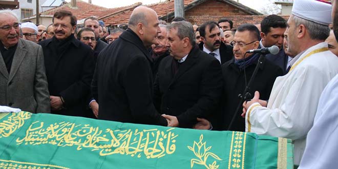 BBP Genel Başkanı Destici'nin babası son yolculuğuna uğurlandı
