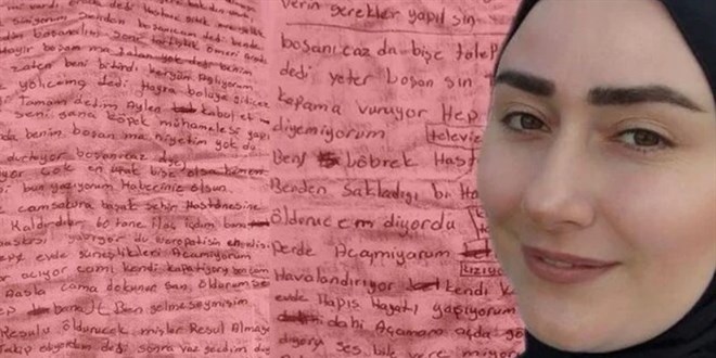 Yoğun bakımda olan Emine'nin yaşadığı dehşet not kağıtlarında