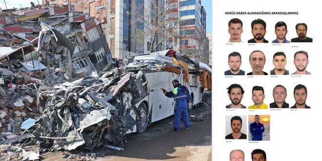 Otel enkazındaki 43 rehberden 10'u öldü, 19'u kurtarıldı, 14'ü aranıyor