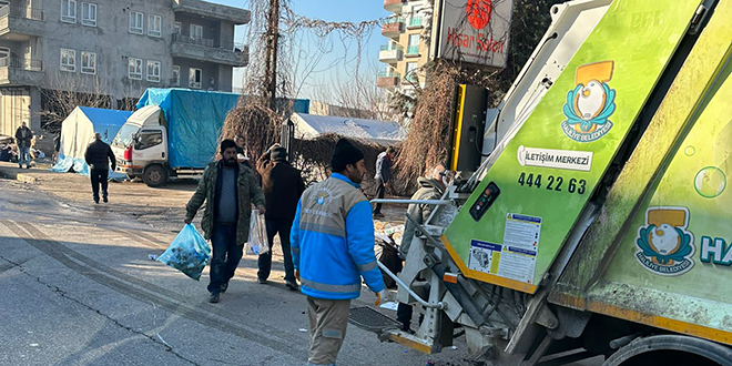 Haliliye'den Adıyaman'a temizlik desteği