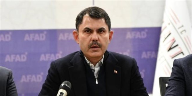 Bakan Kurum: Ay sonunda tüm illerde inşaata başlayacağız