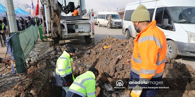 Elbistan'a içme suyu verilmeye başlandı
