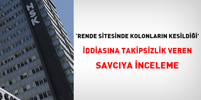 'Rende Sitesi'nde kolonlarn kesildii' iddiasna takipsizlik veren savcya inceleme