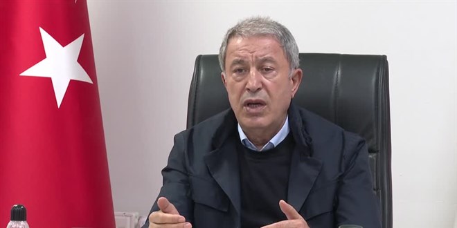 Bakan Akar: 1 Ocak'tan itibaren 261 terörist etkisiz hale getirildi