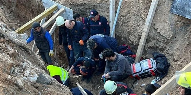 Malatya Havalimanı'ndaki alt yapı çalışmasında göçük: 2 ölü