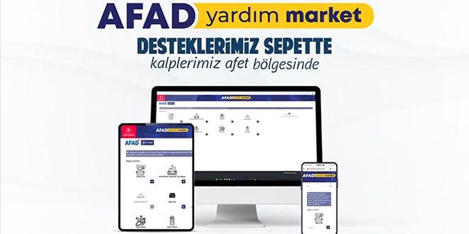 AFAD 'Yardım Market' uygulaması başlattı