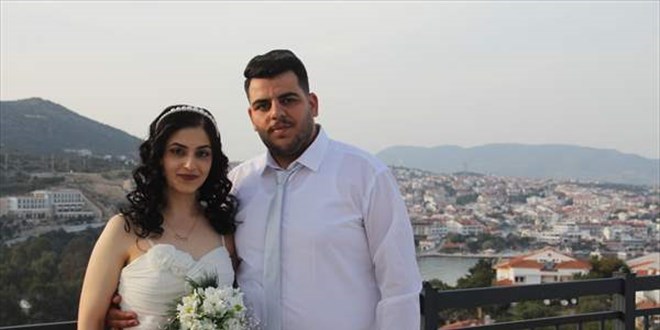 Hatay'daki depremden sağ kurtulan çift Datça'da evlendi