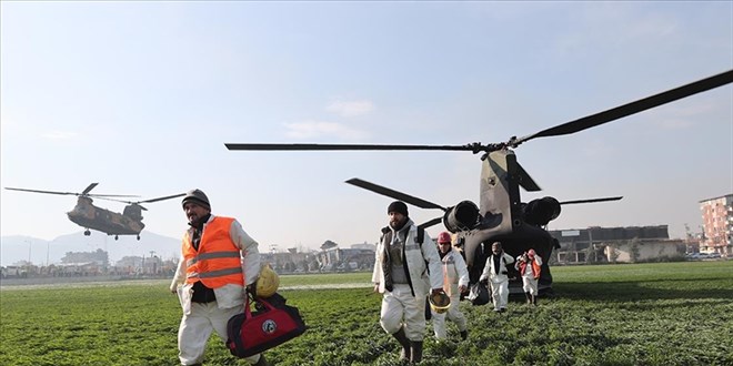 TSK'nın 1 yıllık ulaştırma uçuşu deprem bölgesindeki 'hava yardım koridorunda' 1 ayda yapıldı