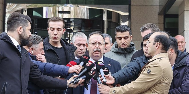 YSK Bakan Yener, kurulun seim almalarna ilikin bilgi verdi