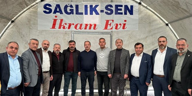 Sağlık-Sen İkram Evi Hatay ve İskenderun'da hizmete başladı
