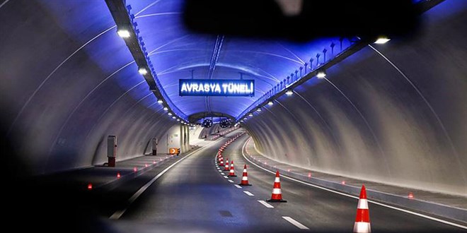 Avrasya Tüneli, bakım çalışması nedeniyle 5 saat trafiğe kapatılacak
