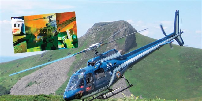 Helikopter uyuşturucu ve füze yüklüydü