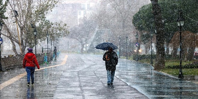 Meteorolojiden il il 'kar ve karla kark yamur' uyars