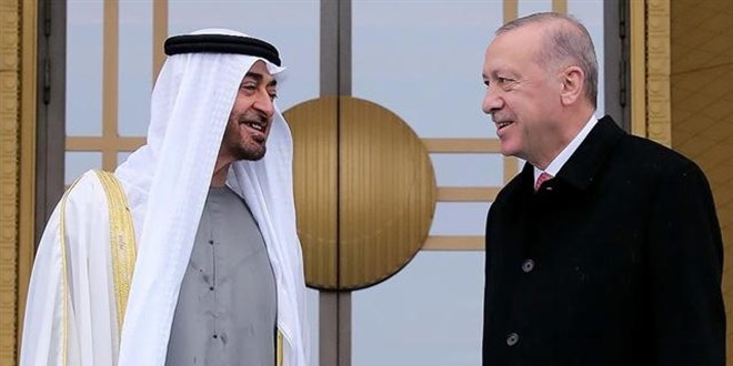 Cumhurbakan Erdoan BAE Devlet Bakan Zayed ile grt