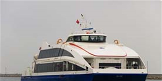 Gkeada ve Bozcaada feribot seferlerinden bazlar frtna nedeniyle iptal edildi