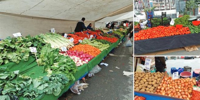 Pazarda fiyatlar ucuzladı