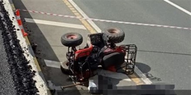 Kastamonu'da ATV motoru ile üst geçitten düşen yaşlı adam öldü