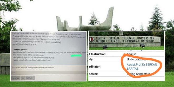 ODTÜ'de online sınava girecek başörtülülere '28 Şubat' yaptırımı