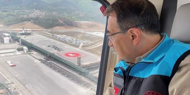 Bakan Dönmez 'Karadeniz Gazı Devreye Alma Töreni' öncesi incelemede bulundu
