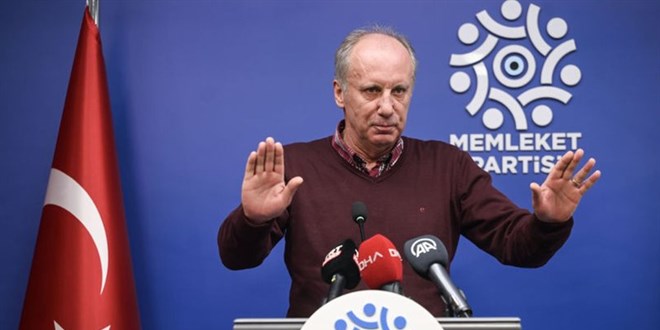 İnce'den muhalefete tepki: 'kaybedersem seni suçlu ilan ederim' öyle bir şey yok!