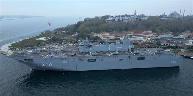 TCG Anadolu gemisini Ramazan Bayramı'nın ilk günün 16 bin 127 kişi ziyaret etti