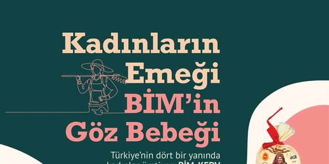 BİM'den kadın kooperatiflerine destek