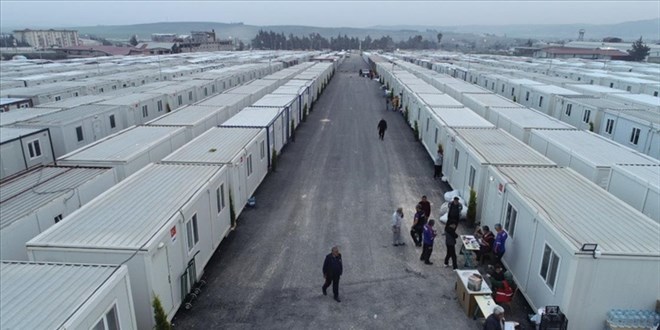 Hatay'da konteyner kent alanları için 'geçici el koyma' kararı alındı