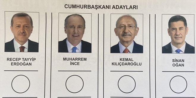 Cumhurbaşkanı adaylarının TRT'deki konuşma sıraları belirlendi