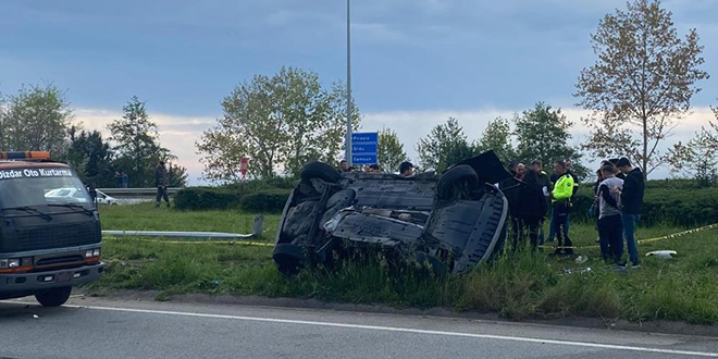 Giresun'da trafik kazas: 2 l, 3 yaral