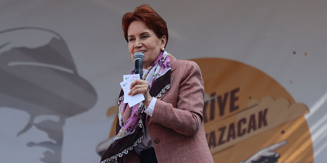 Akşener: İlk yapacağımız şey emekli ve emekçilerimize yüzde 50 zam yapmaktır