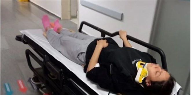 Yurttan kaçmaya çalışırken hastanelik oldu