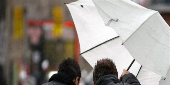 Meteorolojiden bat kesimlerde yarn iin gk grltl saanak uyars