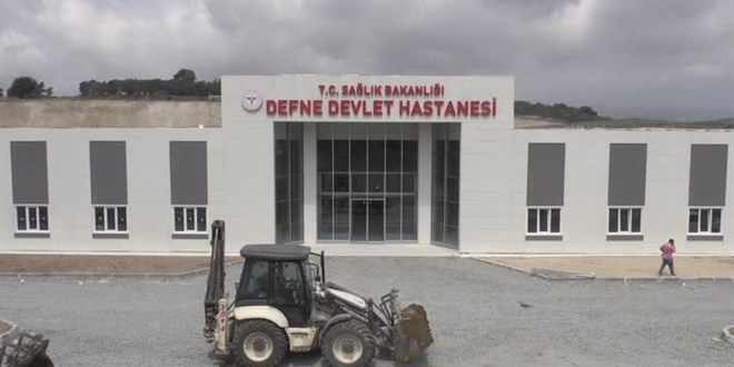 Yapımında sona gelinen Defne Devlet Hastanesi 10 güne tamamlanacak
