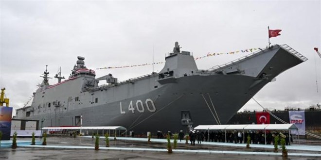 MSB: TCG Anadolu, planlı bir tatbikata katılmak üzere İzmir'den ayrılıyor