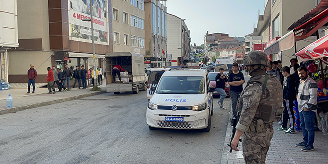 Dn konvoyunda tfekle havaya ate aan damat yakaland