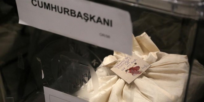 Yurt dışında kullanılan oyların tamamı Türkiye'de