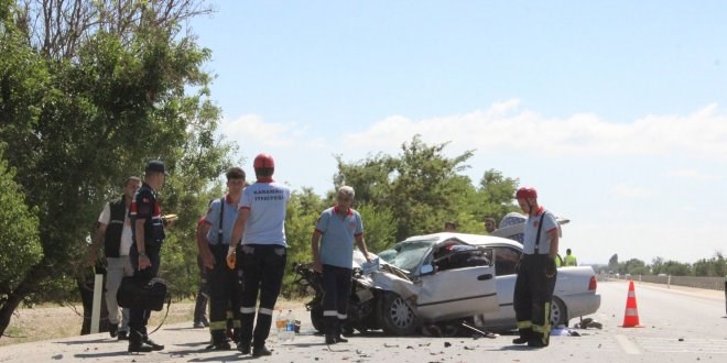Karaman'da trafik kazasında bir çocuk öldü, 3 kişi yaralandı