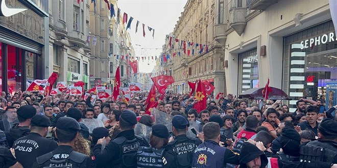 stanbul'daki izinsiz gsterilerde 59 kii gzaltna alnd