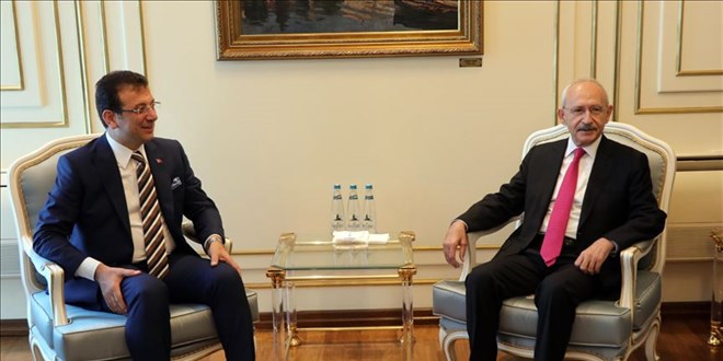 Kılıçdaroğlu, Ekrem İmamoğlu'nu kabul etti