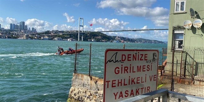 Üsküdar'da liseli genç denizde kayboldu