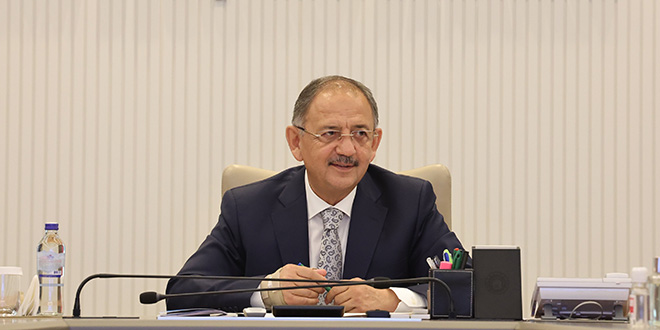 Bakan Özhaseki: Önceliğimiz elbette afet bölgesindeki çalışmalar