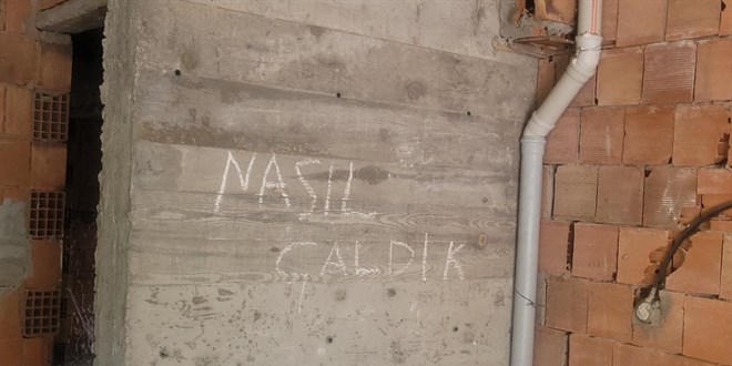 Hırsız duvara not bıraktı: Nasıl çaldık